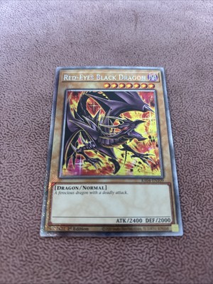 Red-Eyes Black Dragon (8th Art) (Platinum Secret Rare) - 1st Ed NM-image