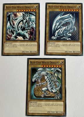 Yugioh! Blue-Eyes White Dragon x3 Set LDK2-ENK01 -image