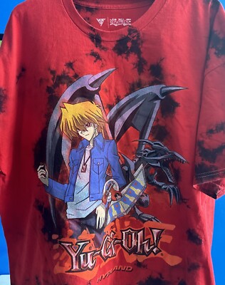 Hypland Yu-Gi-Oh! Collaboration T-Shirt Red Eyes Black Dragon Tie-Dye Edition-image