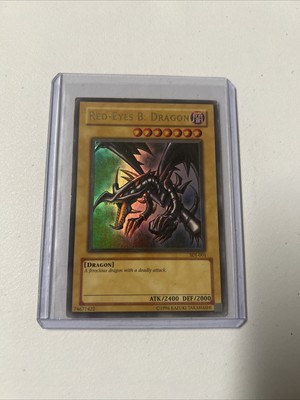 Yu-gi-oh Red-Eyes B. Dragon SDJ-001  Ultra Rare Unlimited Trading Card-image