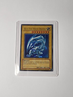 Yu-Gi-Oh! Blue-Eyes White Dragon Kaiba SDK-001 Unlimited Ultra Rare LIGHT PLAY-image