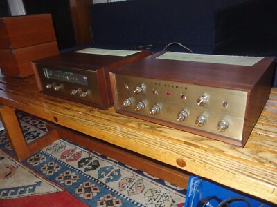 Matched Fisher KX-200 Stereo Master Tube Amplifier & KX-60 Tuner - Updated-image