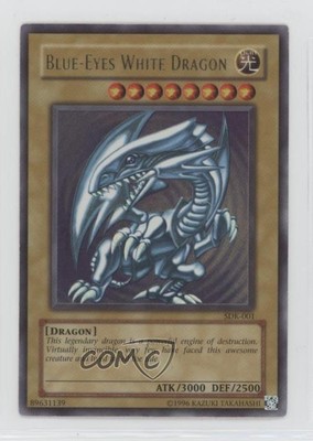 Blue-Eyes White Dragon Unlimited YuGiOh Starter Deck Kaiba #SDK-001 2002 15t4-image