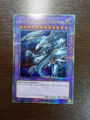 Yu Gi Oh Blue Eyed Ultimate Dragon Blue Eyes 25th Secret Rare English Version-image