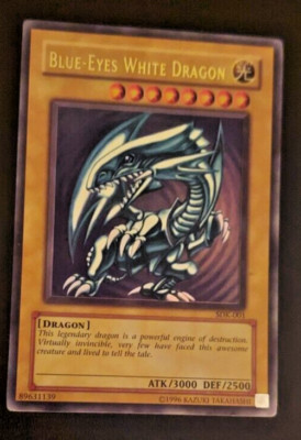 Yu-Gi-Oh! TCG Blue-Eyes White Dragon Kaiba SDK-001 Unlimited Ultra Rare-image
