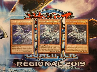 Yugioh Blue-Eyes Alternative White Dragon - MVP1-ENS46 - Secret - 1st Ed NM x3-image