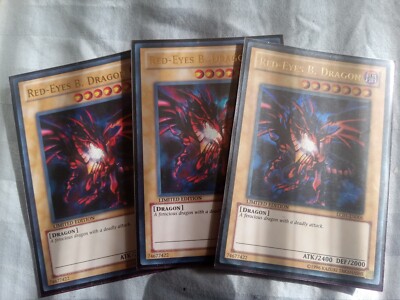 Yu-Gi-Oh TCG Red-Eyes Black Dragon LC01-EN006 Limited Edition Monster Card-image