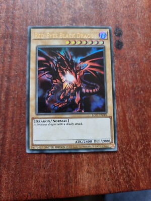 Red Eyes Black Dragon Quarter Century Rare LC01-en006 25th Anniversary NM-image