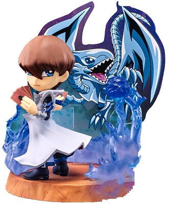 Yu-Gi-Oh Duel Monsters Blue Eyes White Dragon Figure Collectible Toy Anime-image