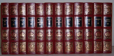 Easton Press KINGS & QUEENS OF ENGLAND 12 vols Henry Victoria Charles William-image