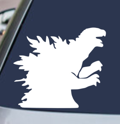 GODZILLA KAIJU Vinyl Decal Sticker Car Rear Window Bumper MOVIE LIZARD CREATURE-image