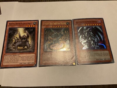 Red-Eyes Black Metal Dragon PP01-EN015 Premium Pack 1 Unlimited +2 more card lot-image