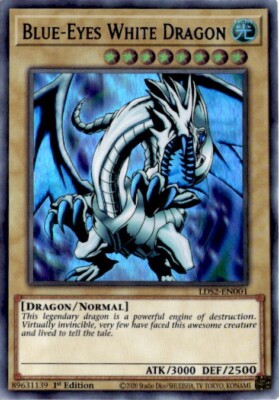 Blue-Eyes White Dragon (Blue) - LDS2-EN001 - Ultra Rare - 1st Edition x1-image