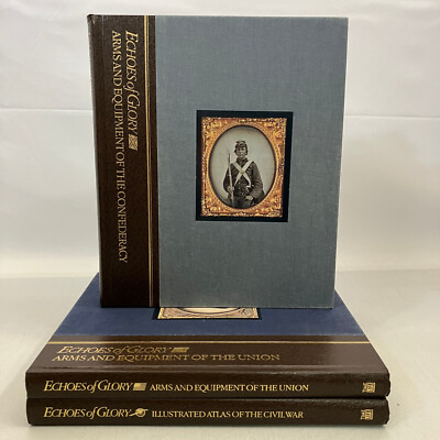 Echoes of Glory Three Volume Hardcover Time-Life Books Set Civil War History VGC-image