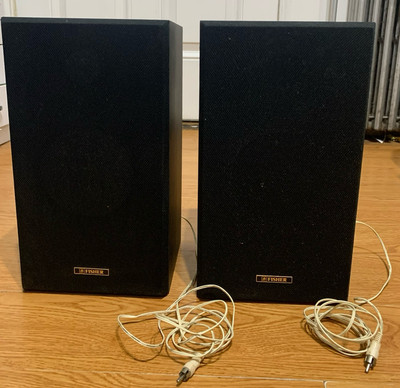 VINTAGE FISHER STE - 705 WAY SPEAKER SYSTEM MADE IN U.S.A!  (REALLYGOOD COND) *-image