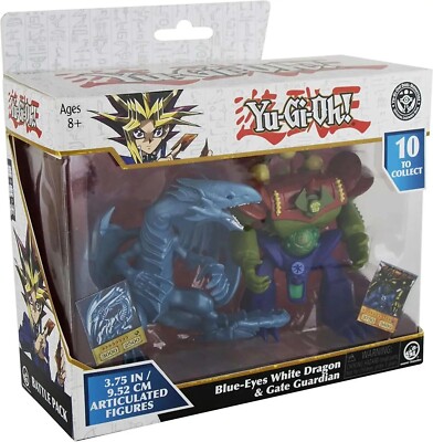 Yu-Gi-Oh! 2 Figure Battle Pack - Blue-Eyes White Dragon & Gate Guardian-image