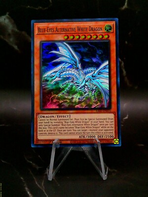 Blue-Eyes Alternative White Dragon Super Rare 1st Edition RA02-EN010 2024 YuGiOh-image