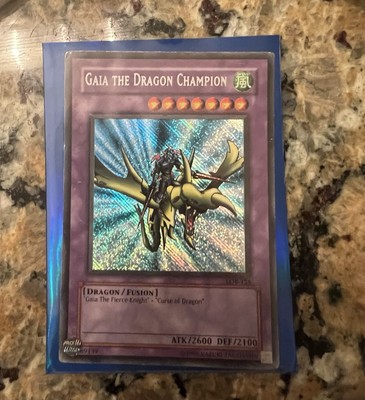 Yu-Gi-Oh TCG Gaia the Dragon Champion Legend of Blue Eyes White Dragon LOB-125-image