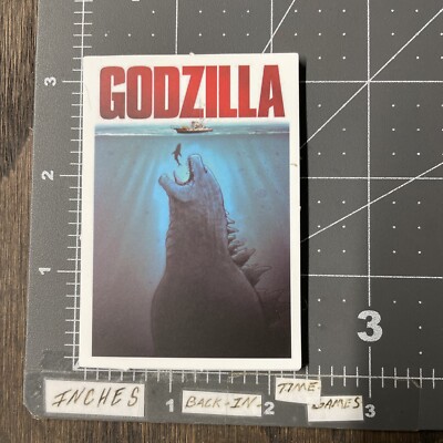Godzilla Jaws Parody Adult Humor Sticker For Skateboard Phone Guitar Ect Mat126-image
