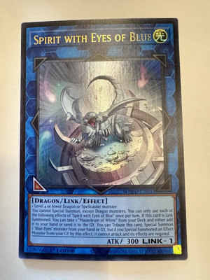 Yugioh Spirit with Eyes of Blue SDWD-EN033 Ultra Rare 1st Ed Near Mint-image