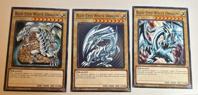 Blue Eyes White Dragon LDK2-ENK01 Lot Of 3-image