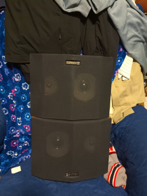 Pair Of Vintage (2) Fisher WS-460B Super Cond Surround Sound Speaker  System -image