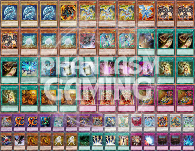 Dragons Edison Deck Ryko Blue Eyes Five Headed Ancient Fairy Yugioh-image