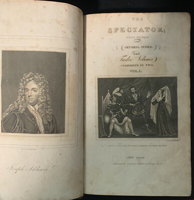 Antique Two-Volume Book Set: 