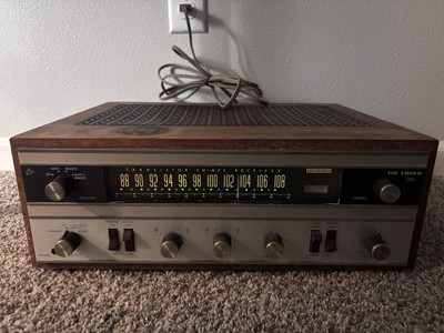 The Fisher 200-T 1960s Transistor FM Multiplex Stereo Receiver Turns On *READ-image