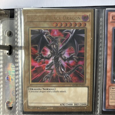 Yu-Gi-Oh! TCG Red-Eyes Black Dragon Maximum Gold: El Dorado MGED-EN003 1st...-image