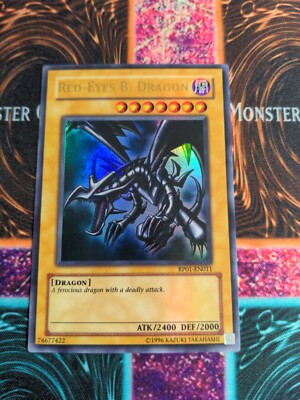 Yu-Gi-Oh! Red-Eyes B. Dragon  RP01-EN011 Unlimited Ultra Rare NM/LP OG Print-image