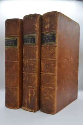 Statutes Commonwealth Massachusetts 3 Vol. Set Leather-image