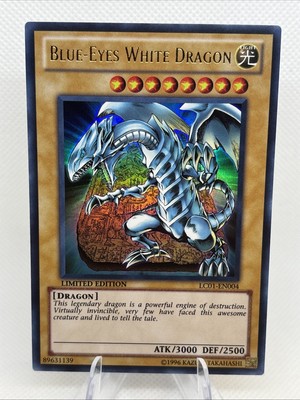 Yu-Gi-Oh! Blue-Eyes White Dragon LC01-EN004 Ultra Rare Holo Limited Edition NM-image
