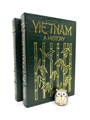 EASTON PRESS Vietnam A History Stanley Karnow 2V Set Leather Military History-image