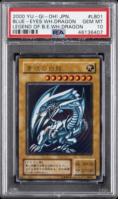 2000 #LB01 BLUE-EYES WHITE DRAGON PSA 10-image