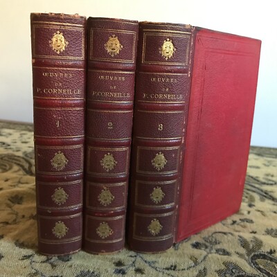 1875 Ouevres de P. Corneille - Three Volume Set - Hand Colored Plates -image