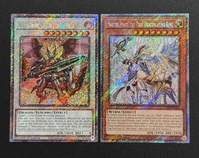 2025 YUGIOH RA04 PLATINUM SECRET RARE IGNISTER & MASTER PEACE NM SET-image