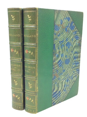 HOLLAND by Edmondo de Amicis - 1894 - 1st ed. - Illustrated - 2v leather set-image