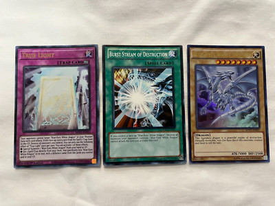 BLUE-EYES WHITE DRAGON ULTRA MVP1-ENGV4 BURST STREAM OF DESTRUCTION TRUE LIGHT!-image