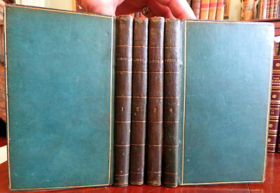 Mathilde 1809 Madame Cottin French Crusades Literature Lovely 4 vol. leather set-image