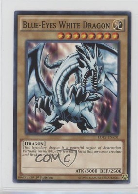 2016 Yu-Gi-Oh! 1st Edition Blue-Eyes White Dragon #LDK2-ENK01 t1s-image