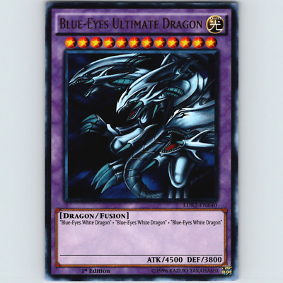 Yugioh Blue-Eyes Ultimate Dragon LDK2-ENK40 1st Edition Ultra Rare Holo - NM-image