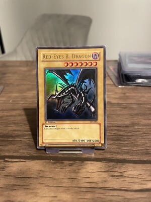 Red Eyes Black Dragon SDJ-001 1st Edition Moderate Play Yu-Gi-Oh Ultra Rare-image