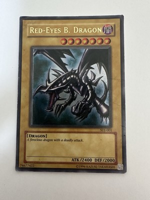 Yu-Gi-Oh! Red-Eyes B. Dragon SDJ-001 Unlimited Ultra Rare Card-image