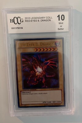 Red-Eyes B. Dragon Yugioh 2010 Legendary Collection BccG 10 Mint-image