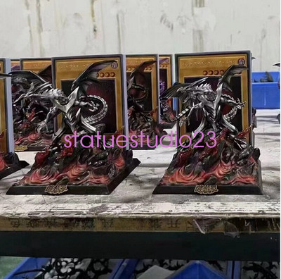 LuoJi Studio Yu-Gi-Oh! Red-Eyes Black Dragon Resin Statue In Stock WCF Scale-image