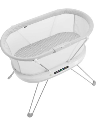 Fischer Price Baby Bedside Sleeper Luminate Bassinet With Vibration-image