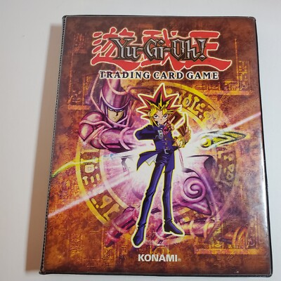 Yu-Gi-Oh Binder and Card Sleeves  1996 Holder Konami FULL Blue Eyes white Dragon-image