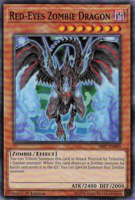 Yu-Gi-Oh! Red-Eyes Zombie Dragon SR07-EN005 Common 1st Edition NM-image
