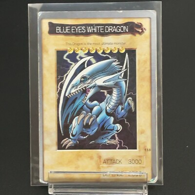 Yugioh Bandai Carddass Blue-Eyes White Dragon English #118 1st Edition initial-image